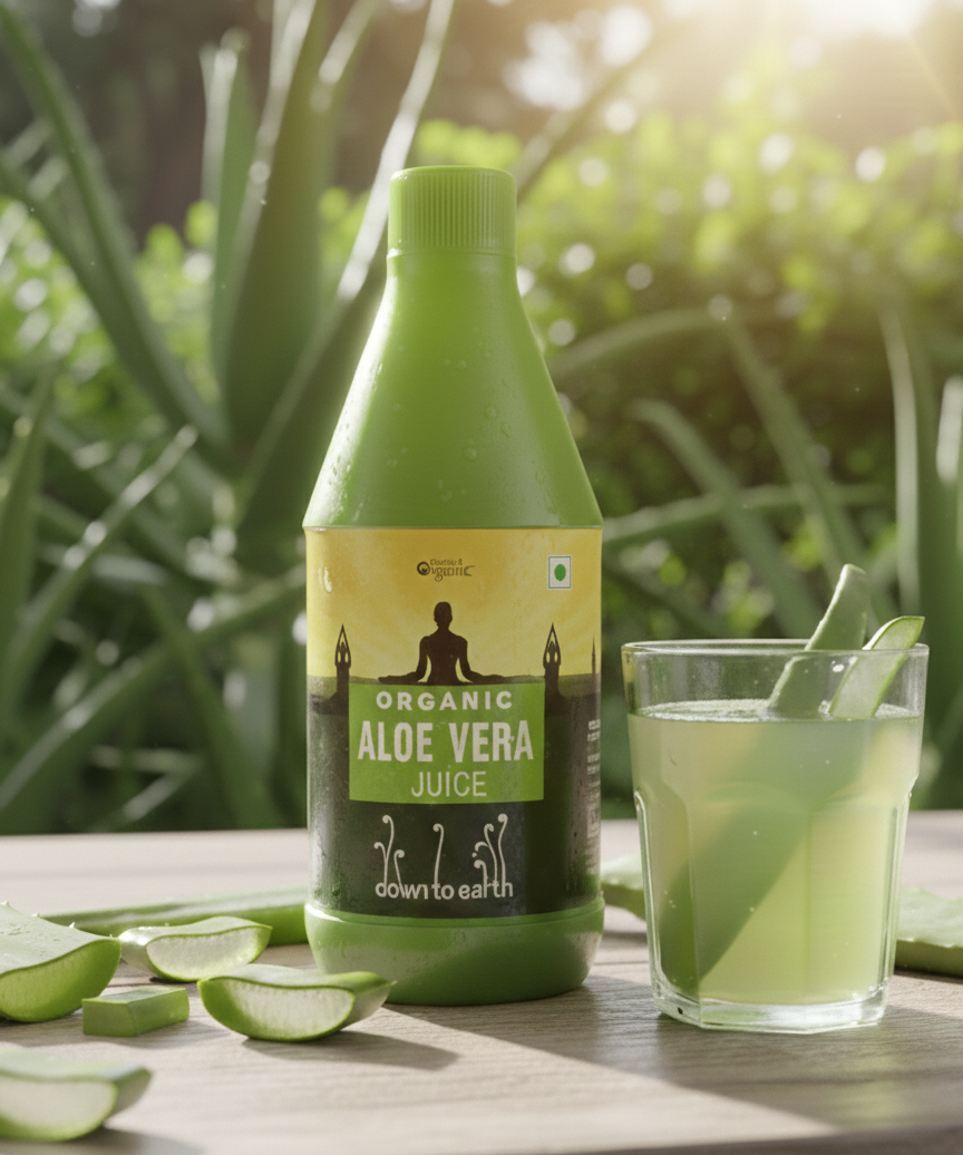 Amla Juice | Organic Aloe Vera Juice -Pure 100% -Natural - Down To Earth – 500ml