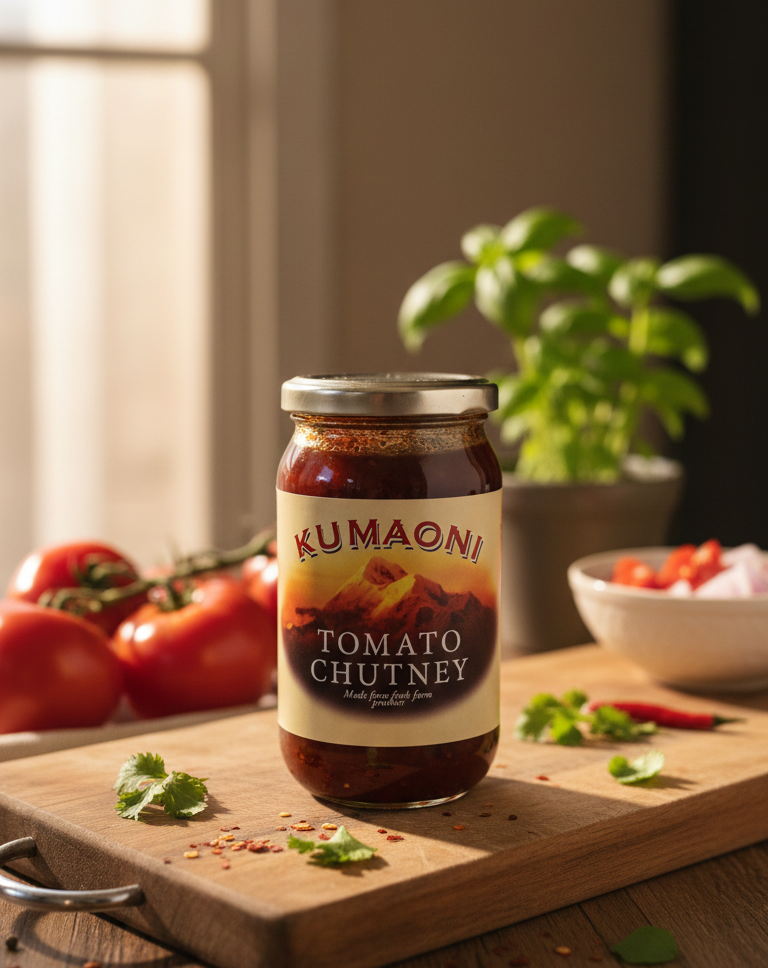 Chutney | Tomato Chutney - Natural - No Artificial Colors - Kumaoni 480gm