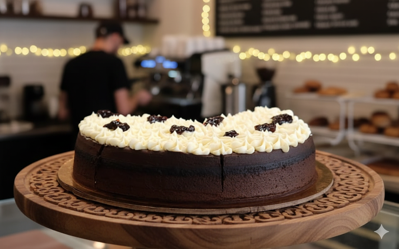 Cake | Black Forest Cake - Vegan, Gluten Free & Refined Sugar Free - Nature&
