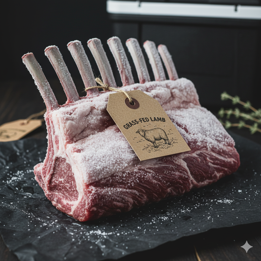 Lamb Rack | Grass Fed – Pure South - New Zealand - Antibiotics And Hormone Free – Nature’s Soul – 750gm