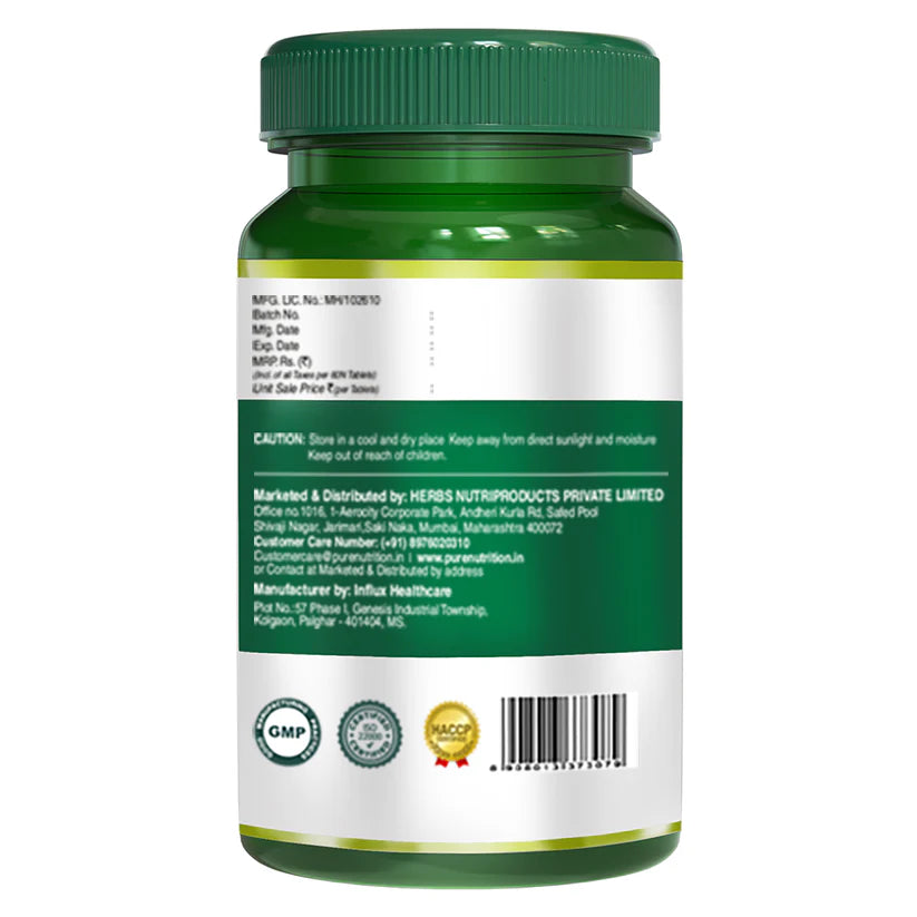Giloy Tulsi | Support Digestion – Boosts Immunity – Natural Immunity Booster – Pure Nutrition – 60 Tablets