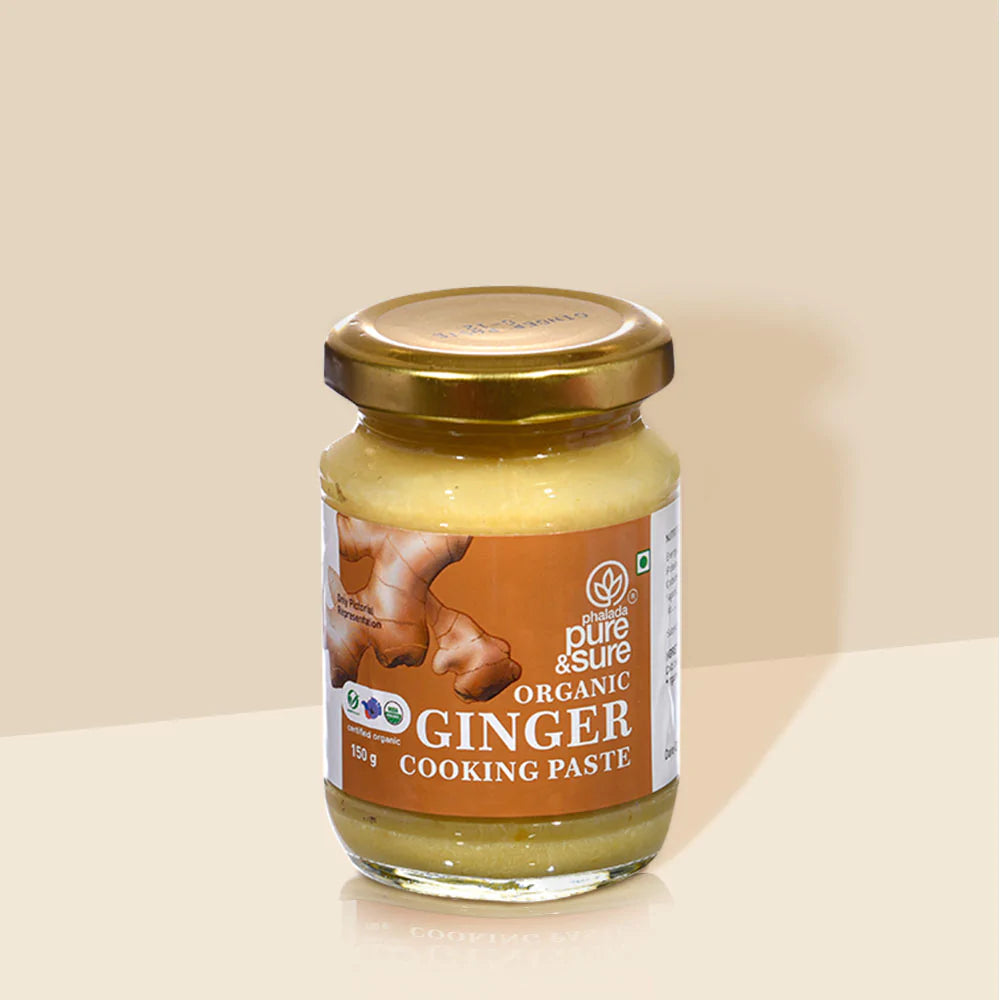 Ginger Cooking Paste - Organic - Indian - Pure And Sure - 150gm