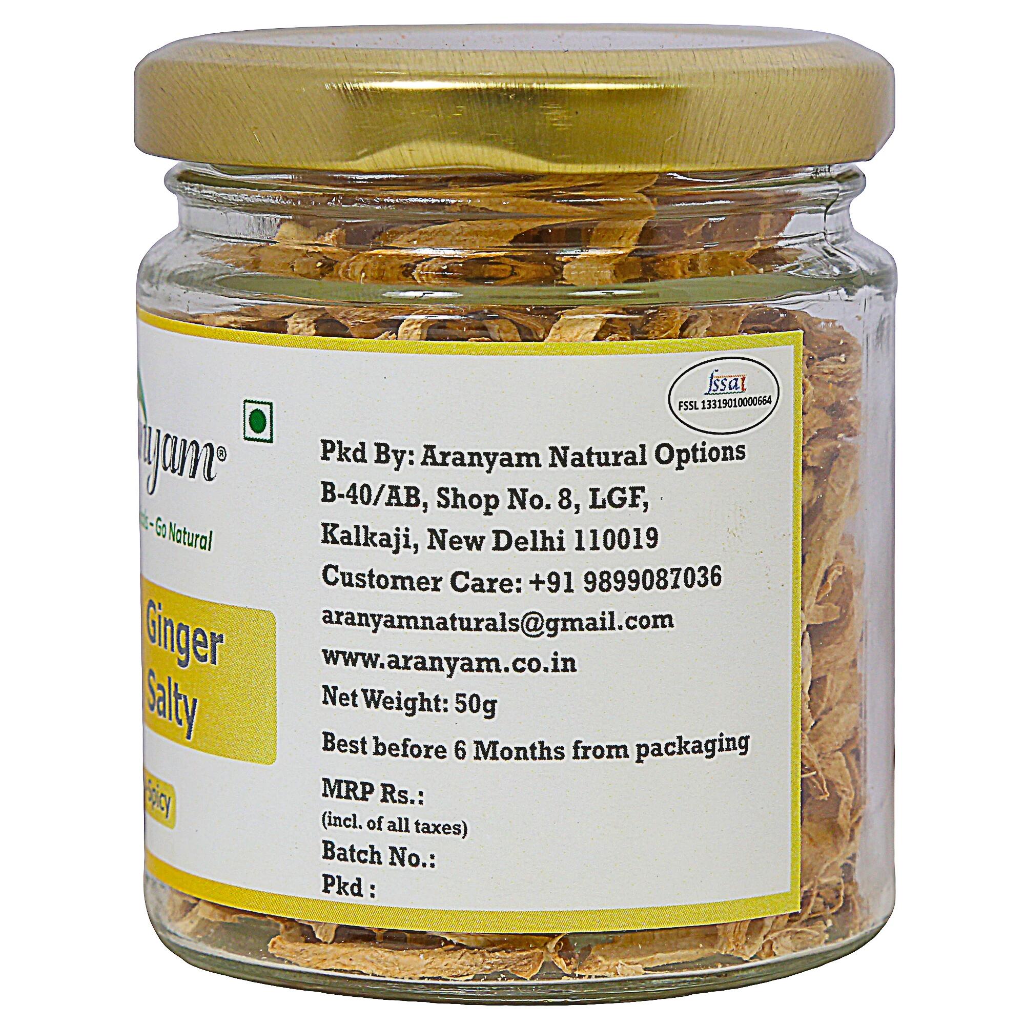 Ginger Salty – Immunity Booster - Aranyam – 50gm
