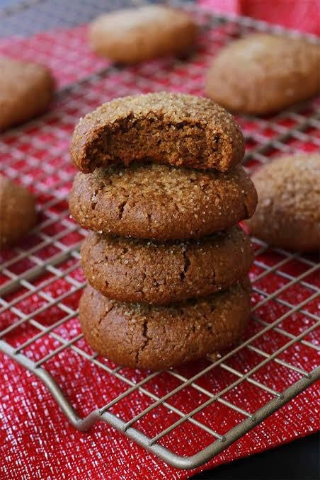 Ginger Cookies – Vegan, Gluten Free, Sugar Free, Lactose Free, Low Calorie & PCOS Friendly – The Cinnamon Kitchen – 5 Cookies – 230gm