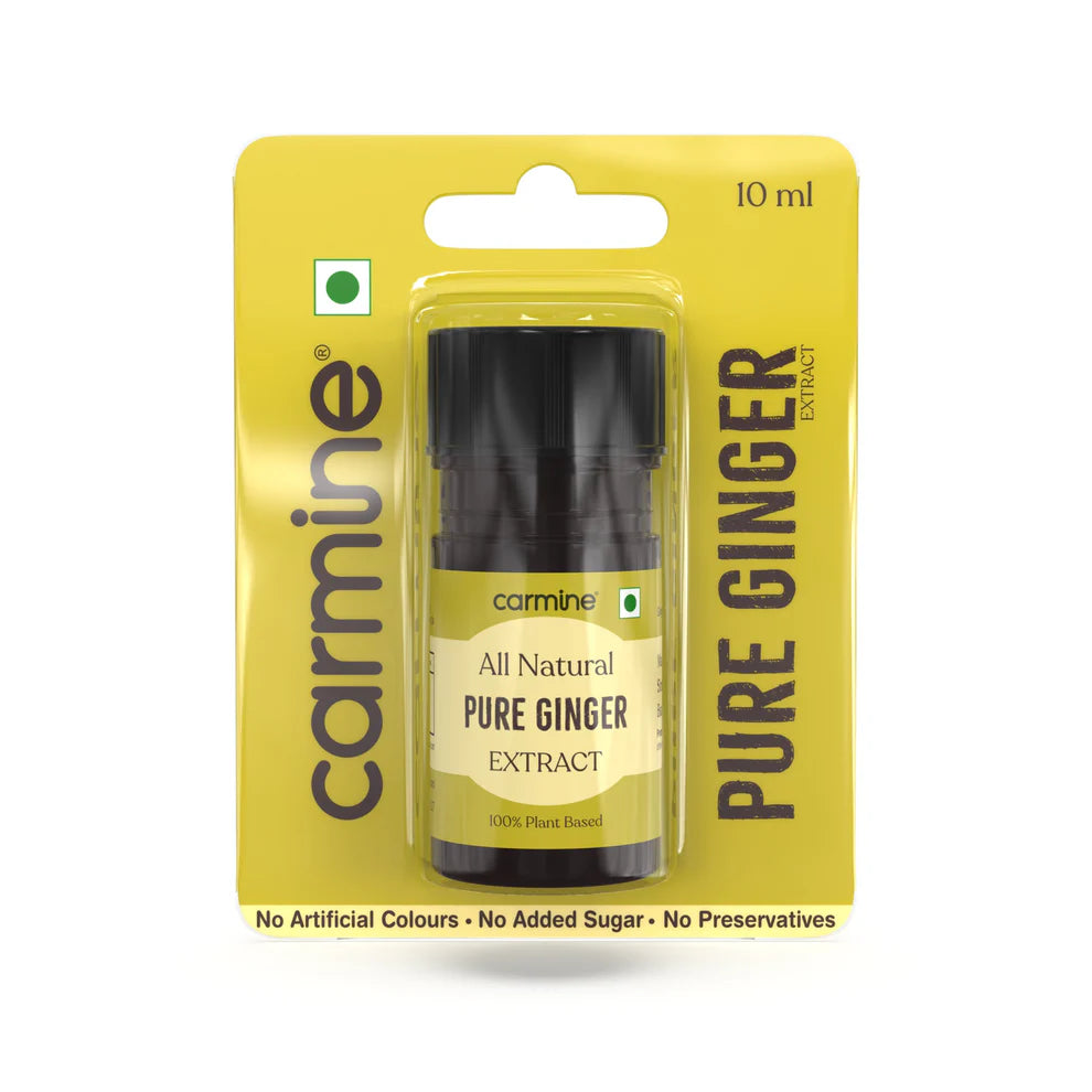 Ginger Extract | All Natural – Vegan, Gluten Free, Alcohol Free, No Added Sugar, No Synthetic Additives & No Added Preservatives – Carmine County – 10ml