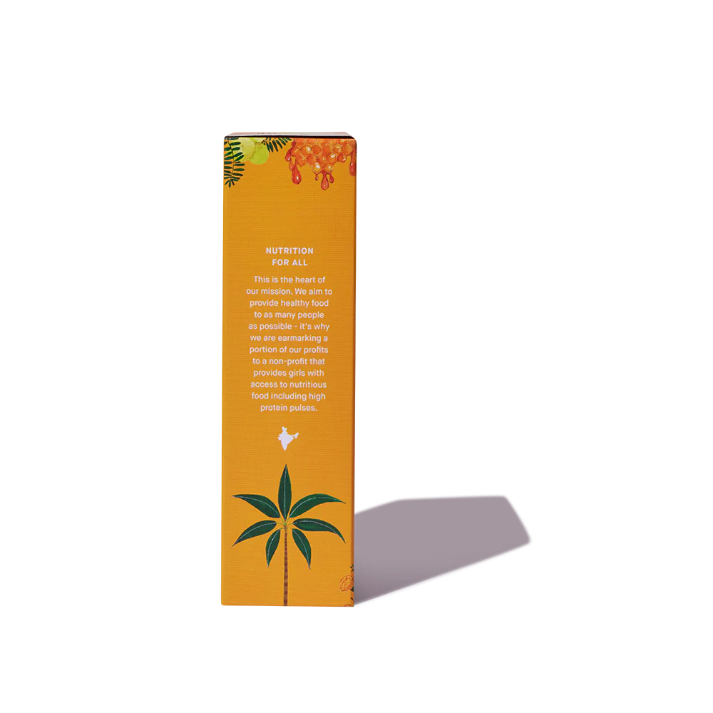 Glow Honey With Amla (Super Food Bar) - Indian - Gluten Free, No Refined Sugar & Support Immunity - Jungly Delights - 38gm