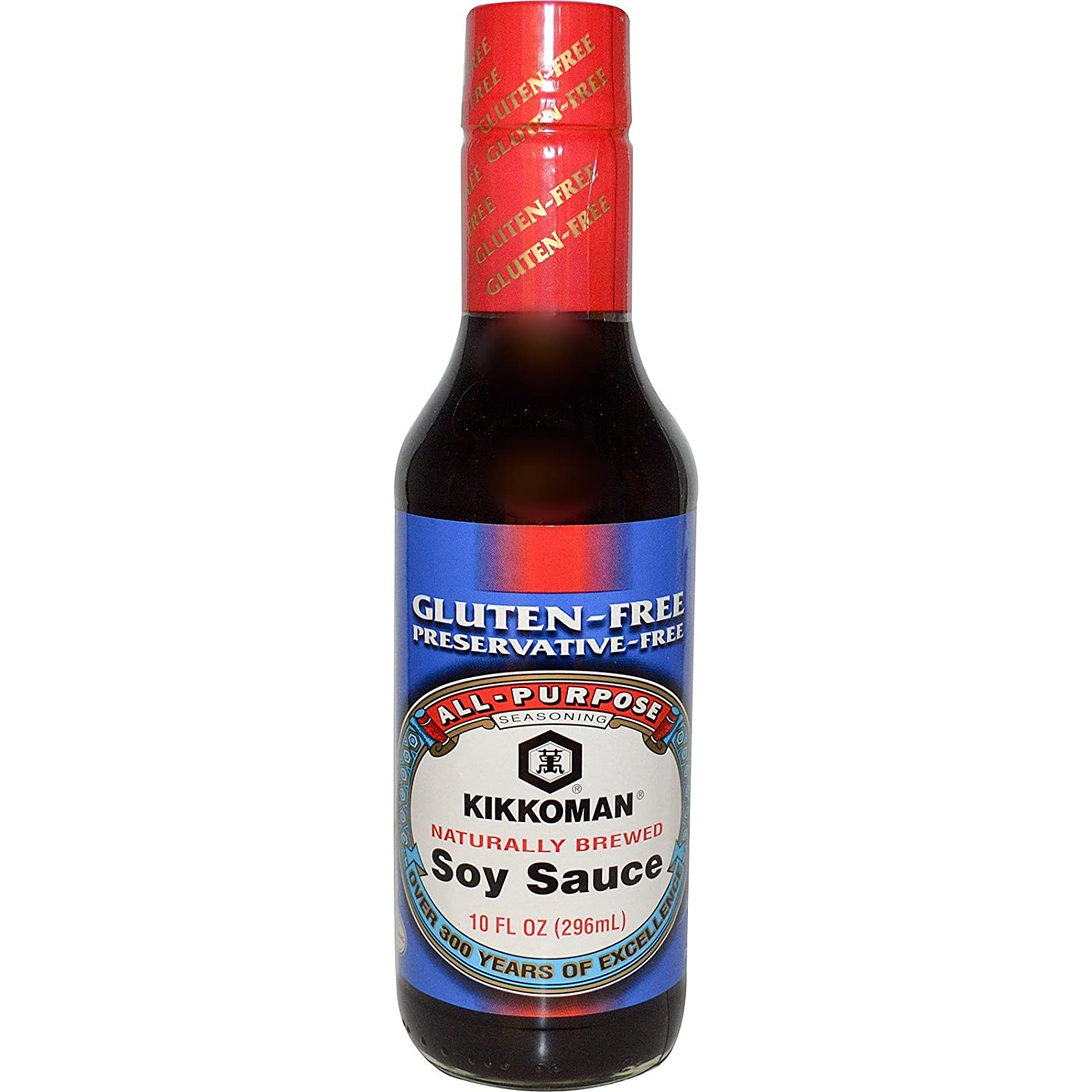 Soy Sauce | Gluten Free & No Added Preservatives - Kikkoman - 296ml