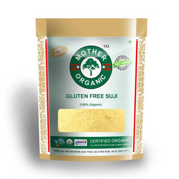 Gluten Free Suji - Mother Organic - 500gm