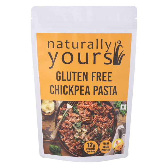 Pasta | Chickpea Pasta - Gluten Free, No Artificial Colors, Preservatives, Maida, Oil & No Added MSG - Naturally Yours - 200gm