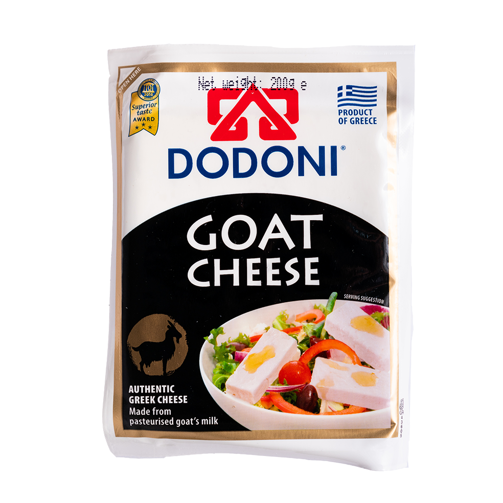 Goat Cheese – Made From Pasteurised Goat’s Milk - Dodoni – 200gm
