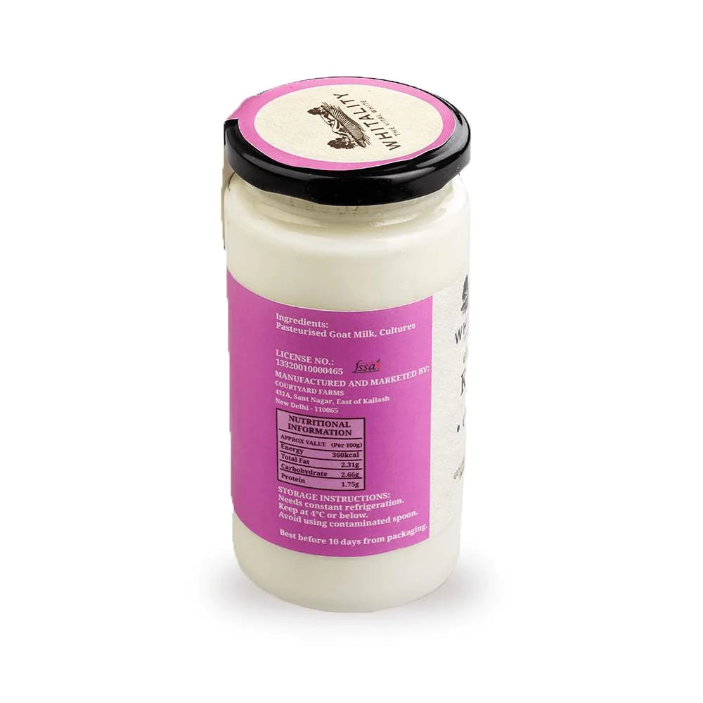 Kefir | Goat Milk (Probiotic) – Natural – Indian – Excellent For Gut Health, Lactose Free & Immunity Booster – Whitality – 400ml