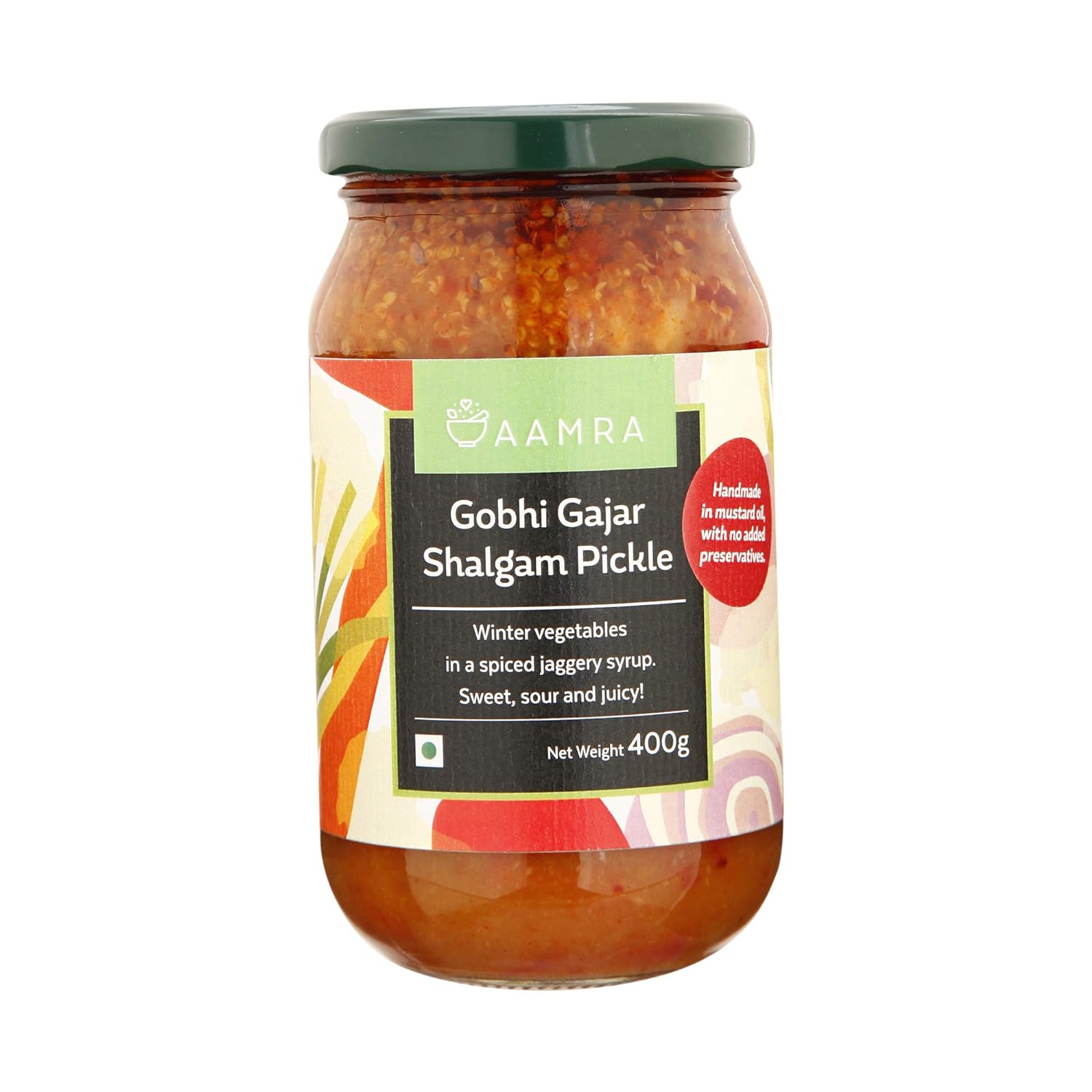 Gobhi Gajar Shalgam Pickle - Aamra - 400gm