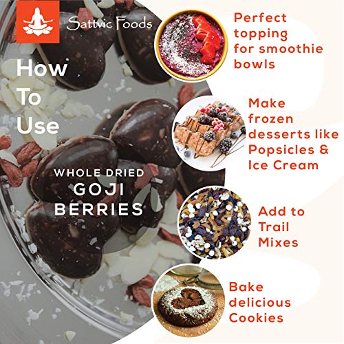 Goji Berries | (Whole Dried) - Sattvic Food - 100gm