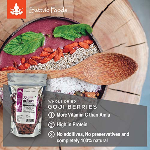 Goji Berries | (Whole Dried) - Sattvic Food - 100gm