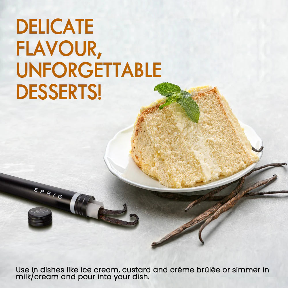 Vanilla Beans - Sprig - 5 Vanilla Pods