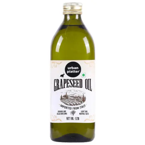 Grapeseed Oil | (Perfect For Frying, Grilling, Roasting, Cooking & Salad Dressing) - Light & Neutral Taste - Italian - Urban Platter - 1000ml