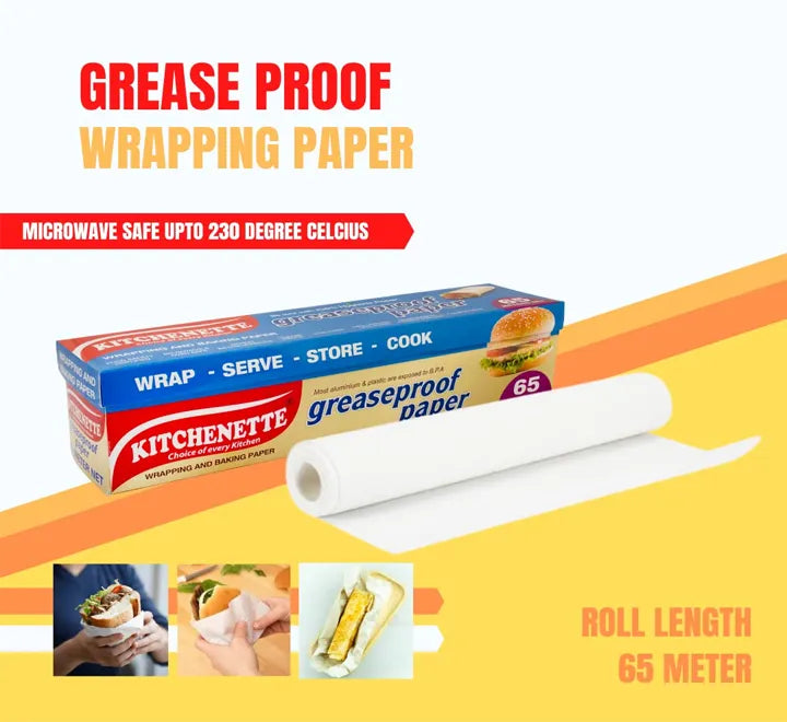 Greaseproof Paper – Kitchenette – 65meters