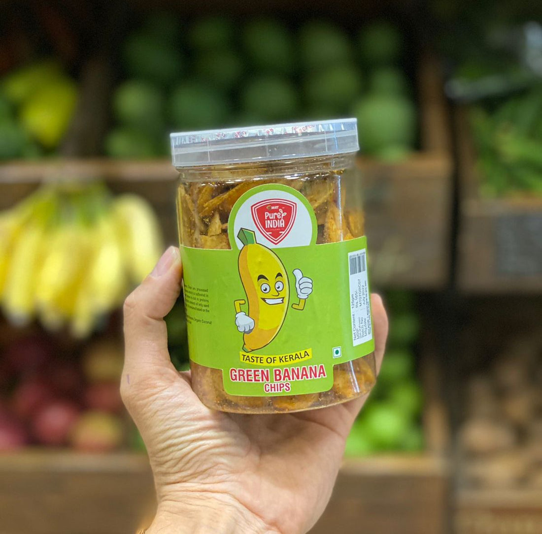Chips | Green Banana Chips – MRT Organics – 125gm