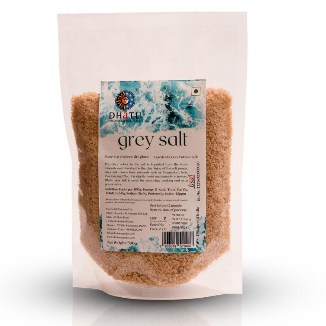 Salt | Grey Salt – Dhatu Organic – 500gm