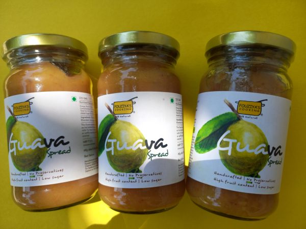 Spread | Guava Spread - Handcrafted – Plant Based - All Natural – No Added Artificial Preservatives – Fouziyas Cooking – 225gm