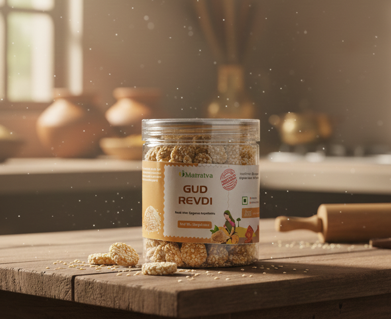 Gud Revdi - Organic- No Added Preservatives - Calcium Rich- Matratva – 250gm