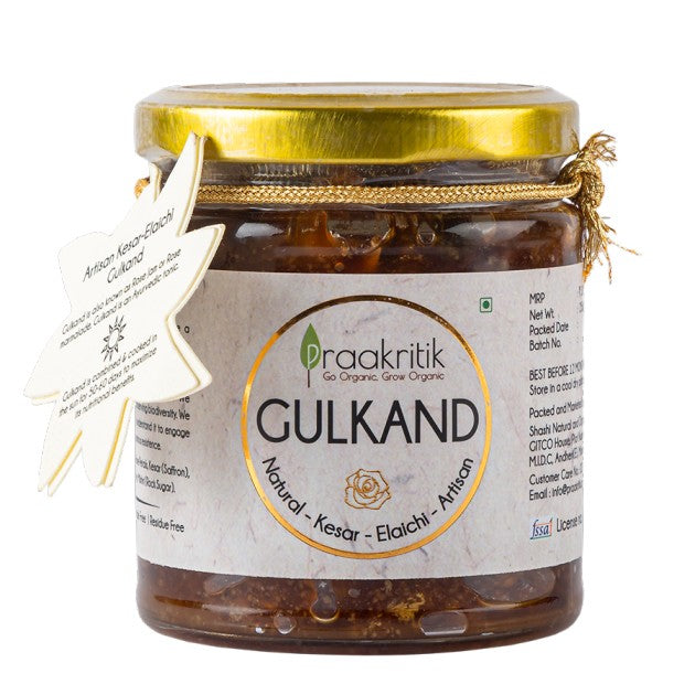 Gulkand - Natural - Kesar Elaichi – Praakritik – 250gm