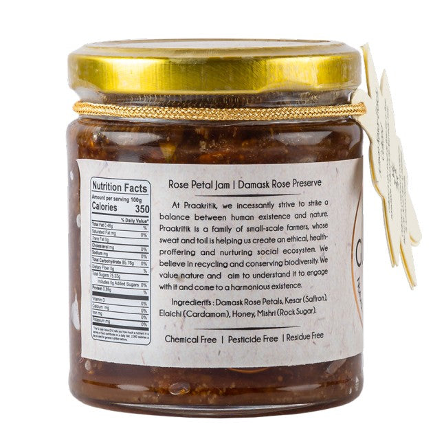 Gulkand - Natural - Kesar Elaichi – Praakritik – 250gm