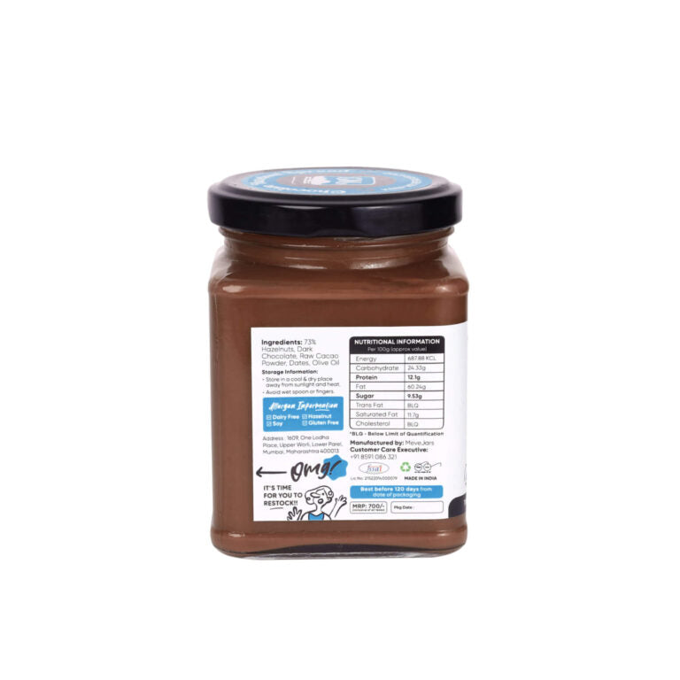 Meve Jars Hazelnut Chocolate Spread - 230gm