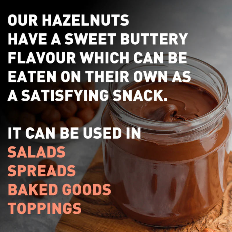 Hazelnuts | Buttery Flavour – Perfect For Dessert And Salads – High In Protein & Calcium – Zama Organics – 250gm