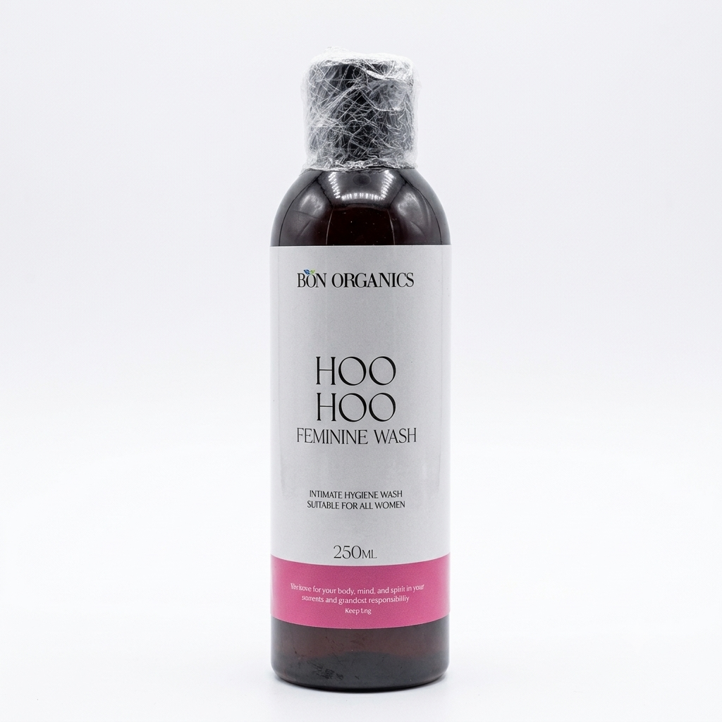 Feminine Wash | Hoo Hoo Feminine Hygiene Wash - No Harsh Chemicals & No Sulphates - Bon Organic - 200ml