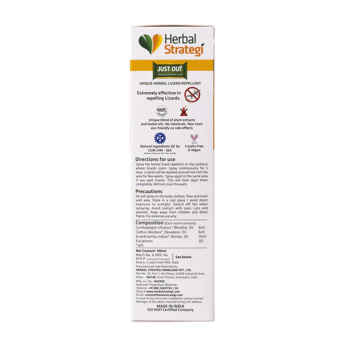 Lizard Repellent - Herbal Strategi - 100ml