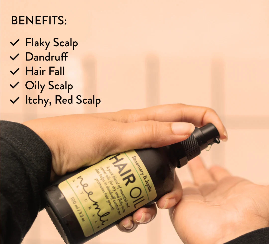 Rosemary & Jojoba Hair Oil - Neemli Naturals - 100ml
