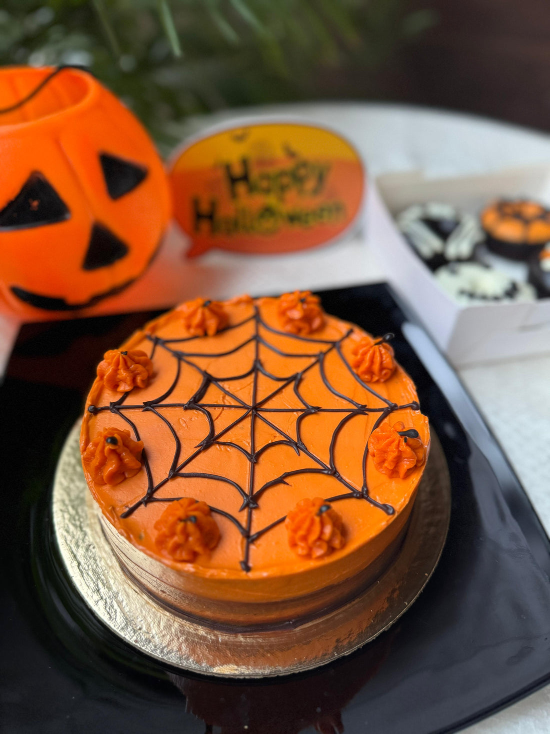 Cake | Halloween Theme Cake - Vegan, Gluten Free & Refined Sugar Free - Nature&