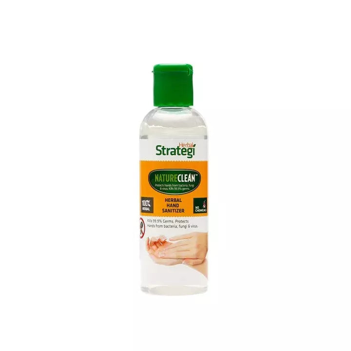 Sanitizer | Herbal Hand Sanitizer- 100% Herbal -No Chemicals- Herbal Strategi - 100ml