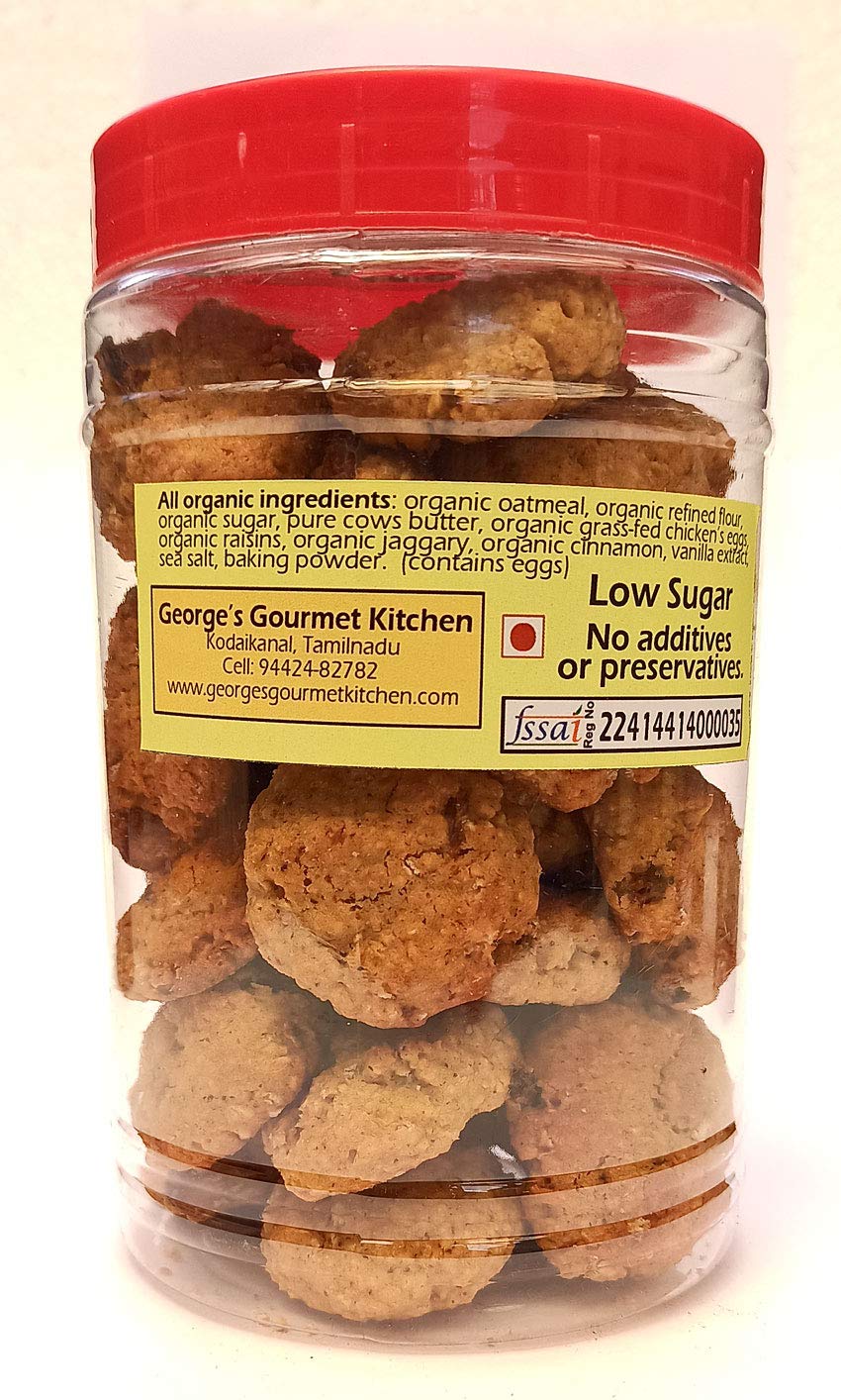 Cookies | Handmade Oatmeal Raisin Cookies – George’s Gourmet Kitchen - 250gm