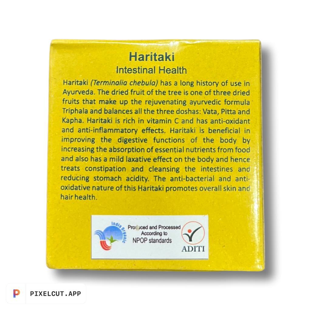 Haritaki | (Intestinal Health) - Improving Digestive System - Aurospirul - 100 Capsules
