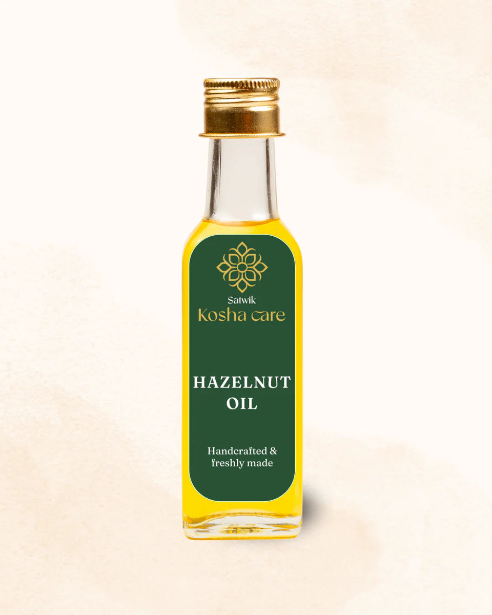 Oil | Hazelnut Oil -Supports Heart Health, Boosts skin Radiance, 100% Natural-No Preservative ,Cruelty-free -Jungle Harvest (Kosha Care) - 50ml