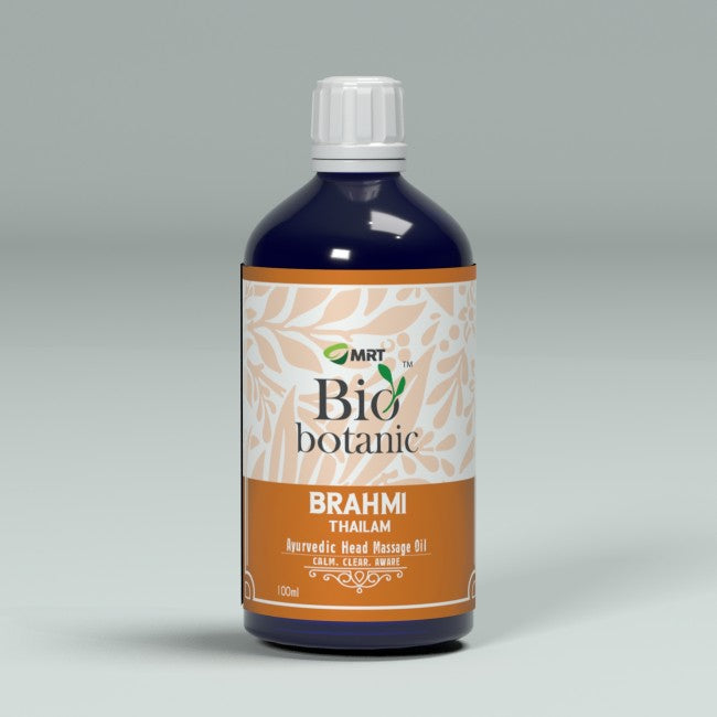 Head Massage Oil | Brahmi Thailam (Ayurvedic) - Organic - Mrt Organic - 100ml