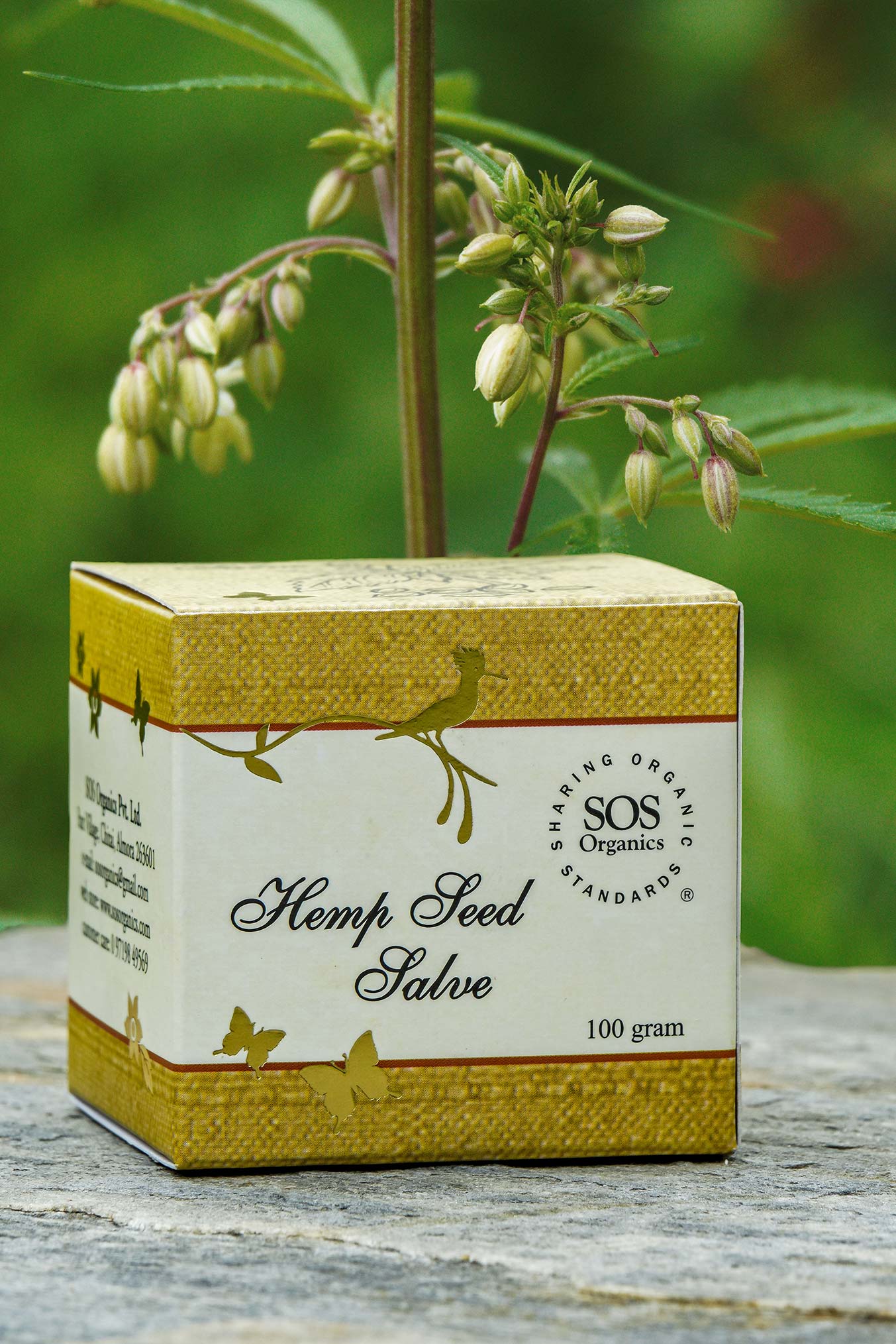Hemp Seed Salve - Sos Organics - 100gm