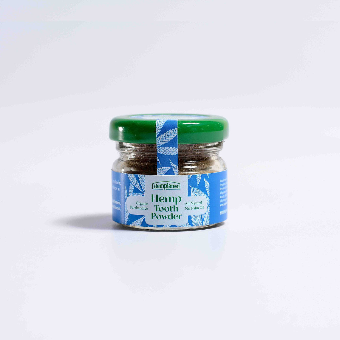 Tooth Powder | Hemp - All Natural - Gluten Free, Cruelty Free, Paraben Free & No Palm Oil - Hemplanet - 30gm