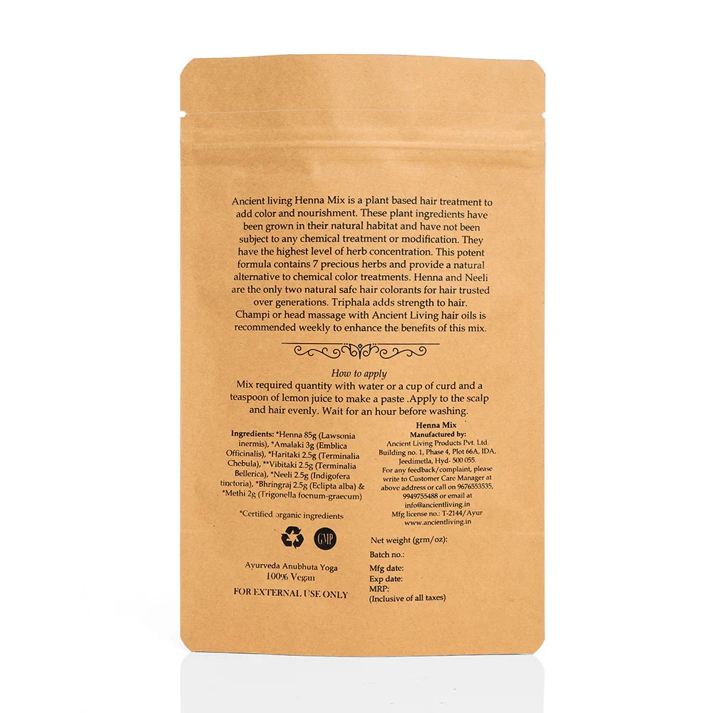 Henna Mix - Pouch – Ancient Living – 100gm