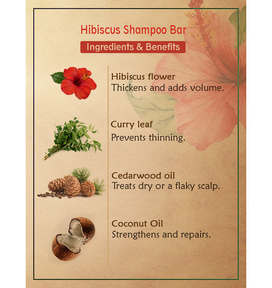 Shampoo Bar | Hibiscus Shampoo Bar - Anti Hairfall & Conditioner – Ancient living - 100gm