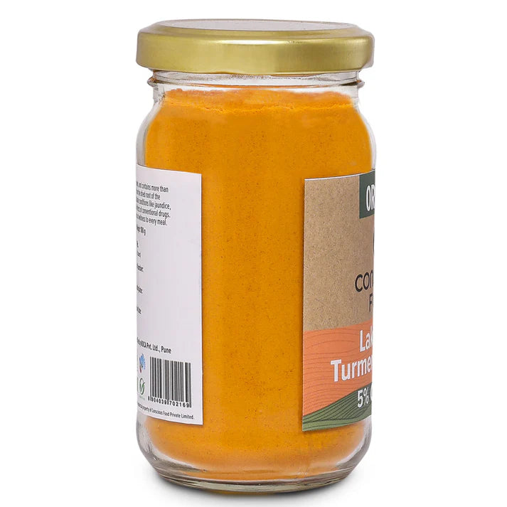 Turmeric Powder | Lakadong Turmeric Powder – 5% Curcumin – Organic – Conscious Food – 100gm