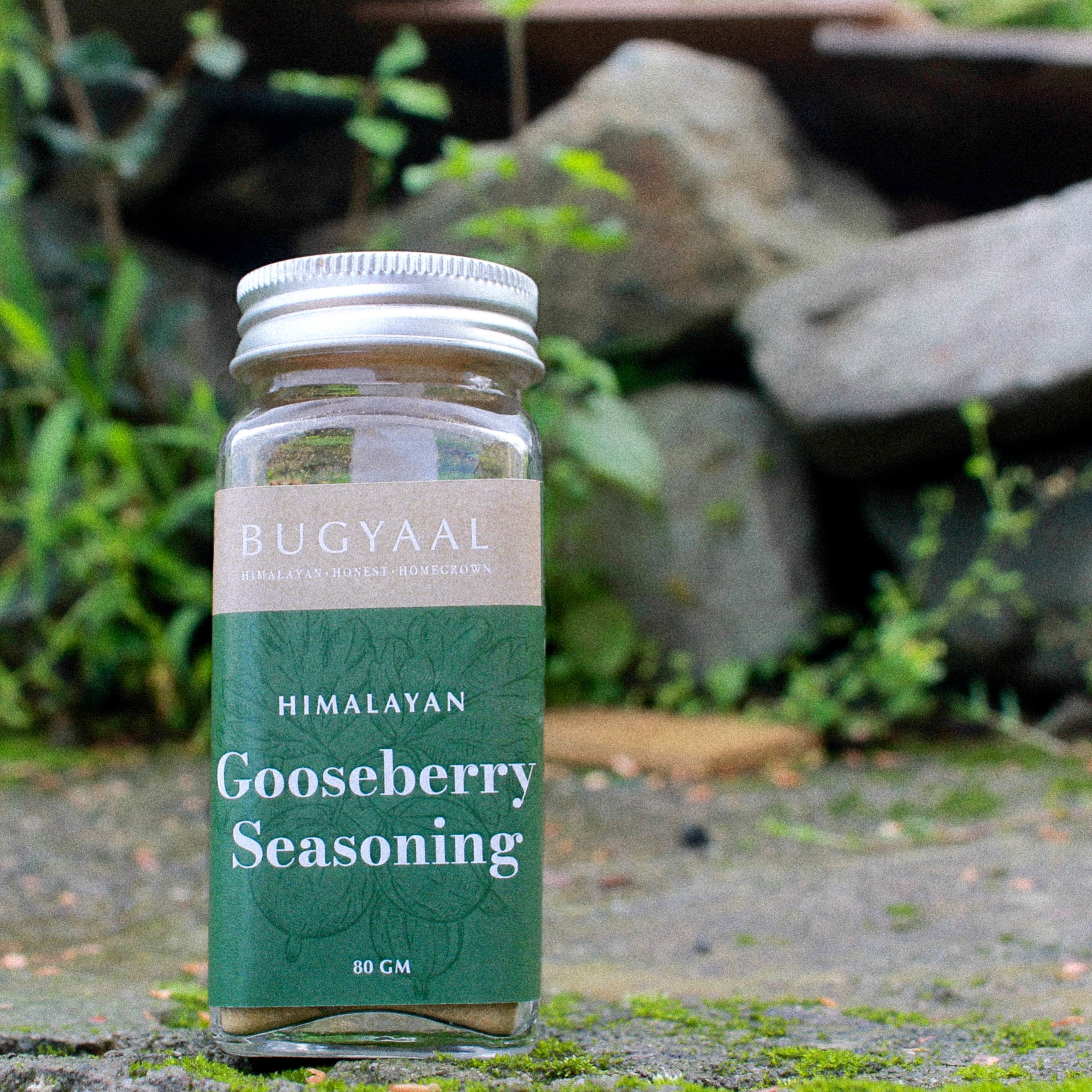 Himalayan Gooseberry Seasoning - Pahadi Amla, Sendha Namak, Ajwain - Natural - Indian - Rich in Vitamin C - Bugyaal - 80gm