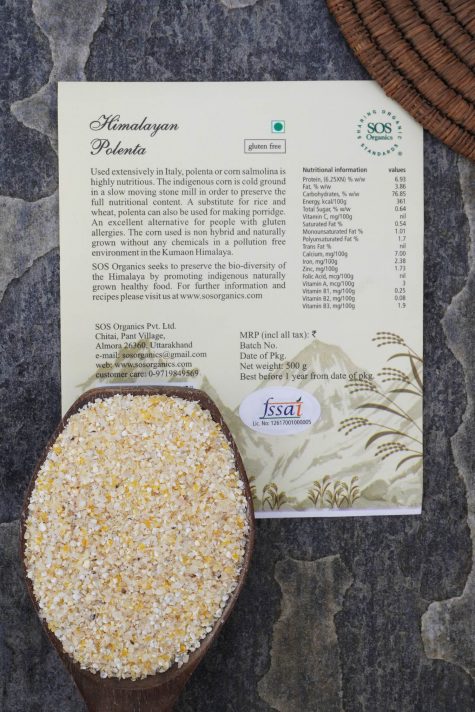 Himalayan Polenta – SOS Organics – 500gm