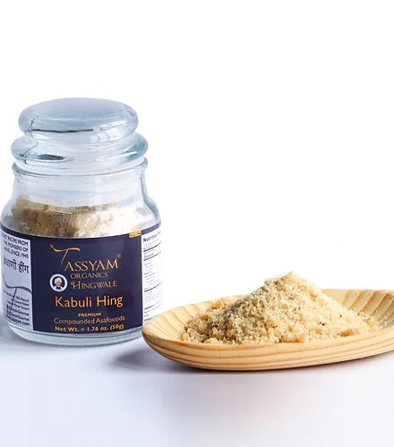 Hingwale Premium Kabuli Hing - Natural - Indian - Vegan & No artificial flavor - Tassyam - 50gm