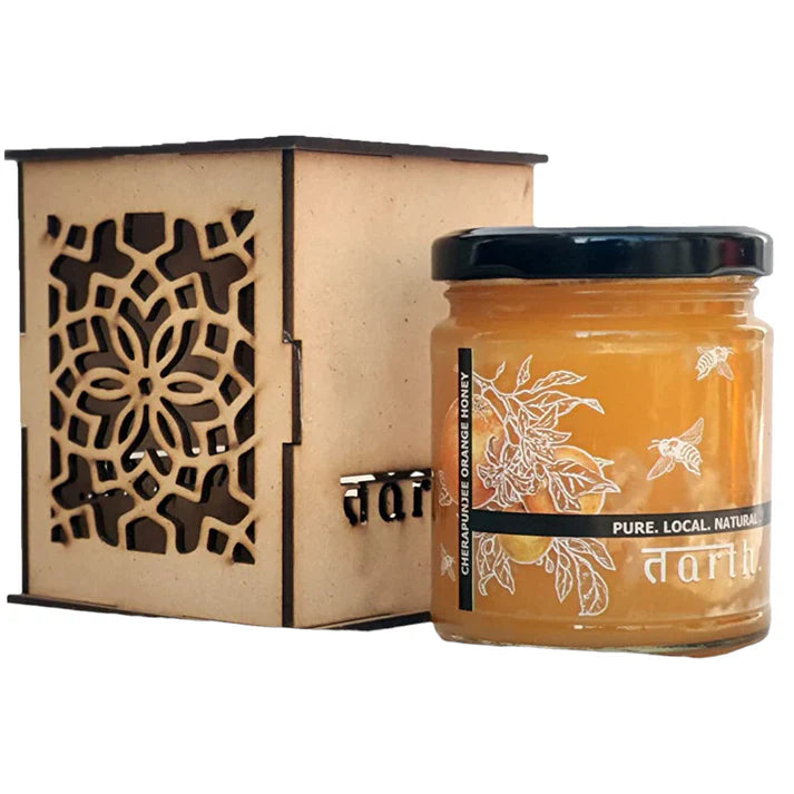 Honey | Raw Cherrapunjee Orange Honey - 100% Pure And Natural - Unprocessed - Tarth - 250gm