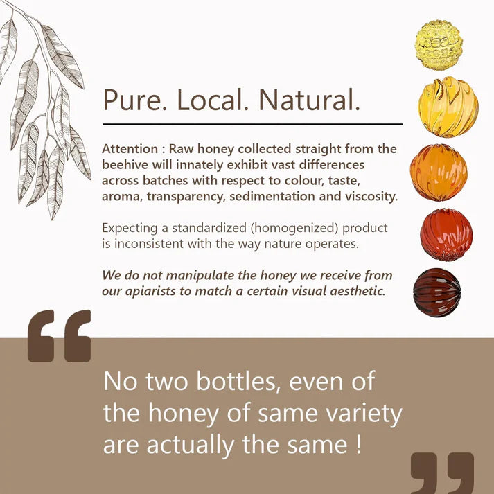 Honey | Raw Cherrapunjee Orange Honey - 100% Pure And Natural - Unprocessed - Tarth - 250gm