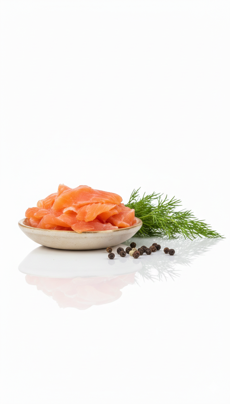 Salmon | Hot Smoked Salmon (Kiln Roasted) – No Antibiotics And Hormone Free – Caspian Caviar – 200gm
