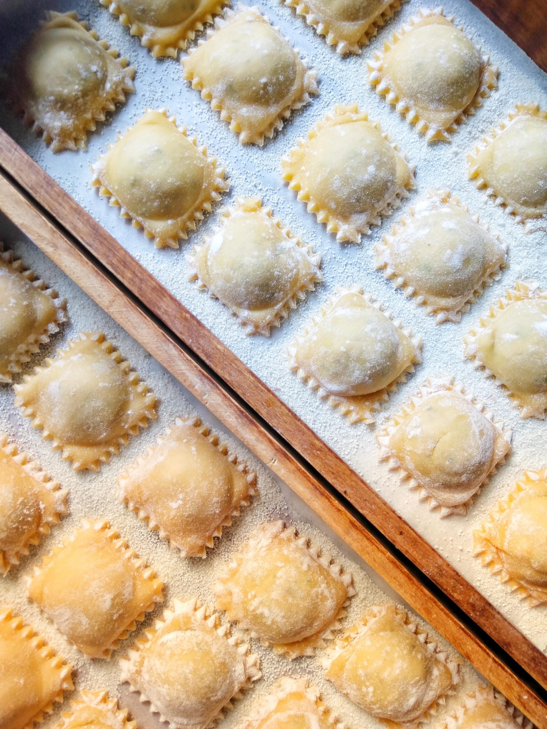 Pasta | Ravioli (Chicken & Cheese) - Made With Unbleached Whole Grain Flour & Semolina - Handmade - Nature’s Soul – 250gm